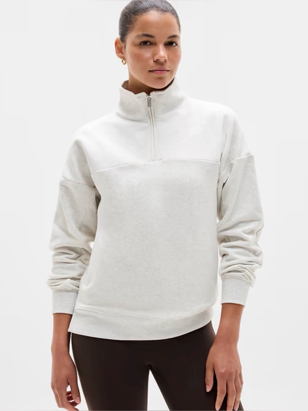 Forever Fleece 1/4 zip sweatshirt, size small